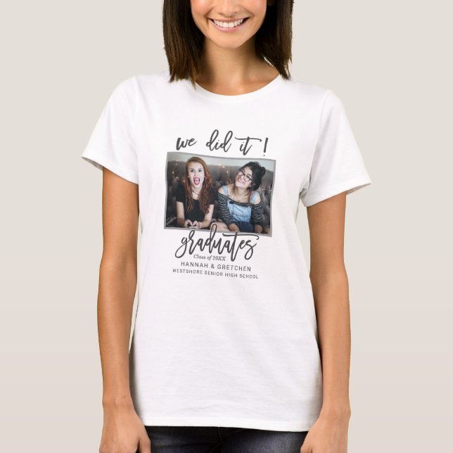 Camiseta BFF Fizemos Graduação com Foto (Frente)