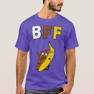 Camiseta BFF: Melhor Amigo para Chocolate Adora Diversão Ba