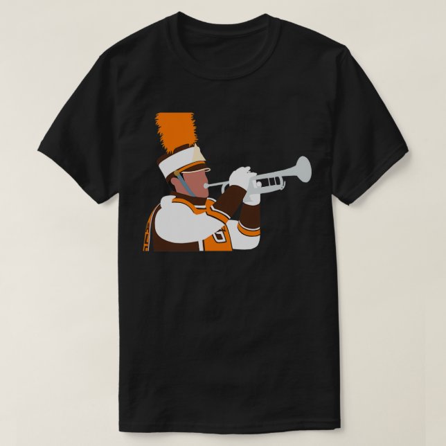 Camiseta BGSU Falcon Marching Banda (Frente do Design)