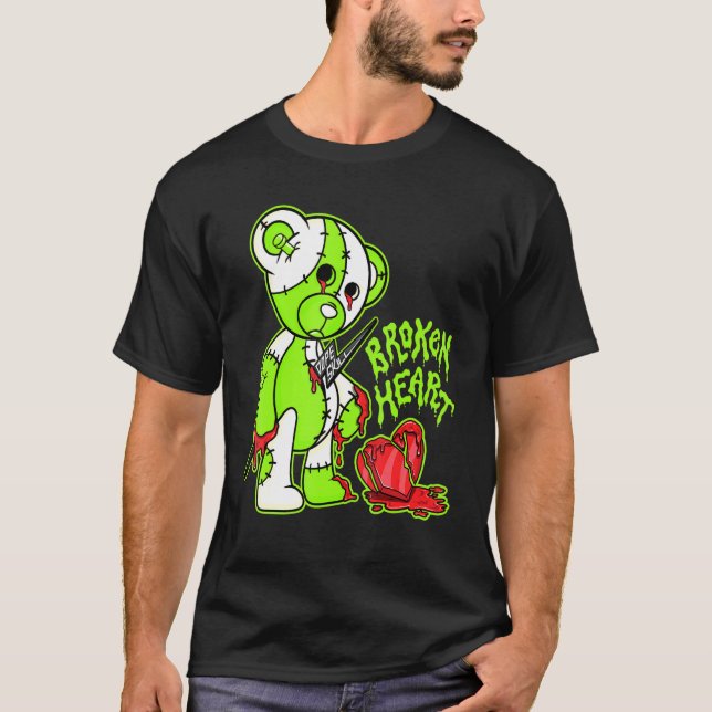 Camiseta Bh Bear Match Jordan 6 Electric Green (Frente)