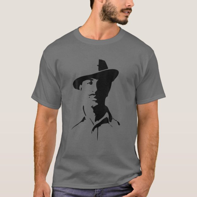 Camiseta Bhagat Singh Punjabi Sikh King Quality (Frente)