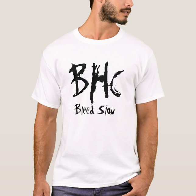 Camiseta BHC, sangramento lento (Frente)
