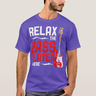 Camiseta Bhelp Relaxa Jogador De Bass Está Aqui Bass Guitar