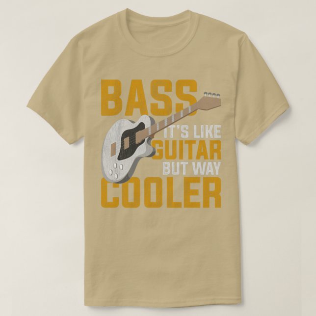 Camiseta Bhelps Funny Cite Instrumento Musical Bass (Frente do Design)