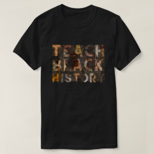 Camiseta BHM Ensinar História Negra