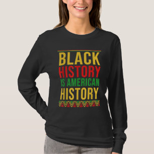Camiseta BHM Oferece História Negra É História Americana Af