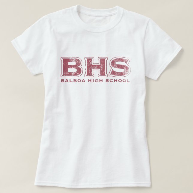 Camiseta BHS (rosa) (Frente do Design)