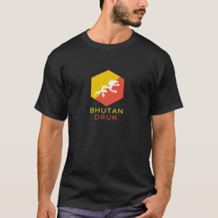 Camiseta Bhutan Druk - Dragão Trovão