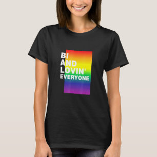 Camiseta Bi E Lovin All Lgbtq Orgulho Bissexual Bi Prid
