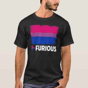 Camiseta Bi Furioso Bandeira Bissexual Orgulho gay Rainbow