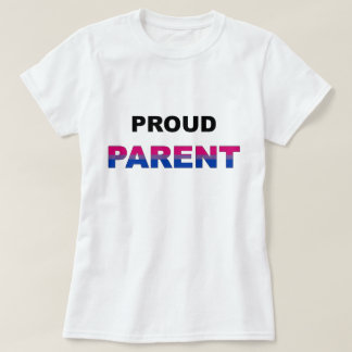 Camiseta Bi orgulhoso LGBT do pai