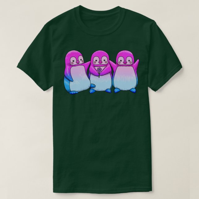 Camiseta Bi Penguins (Frente do Design)