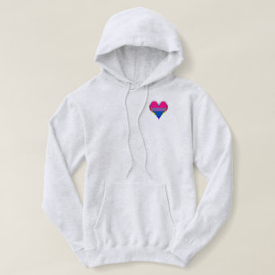 Camiseta Bi Pride Heart Hoodie