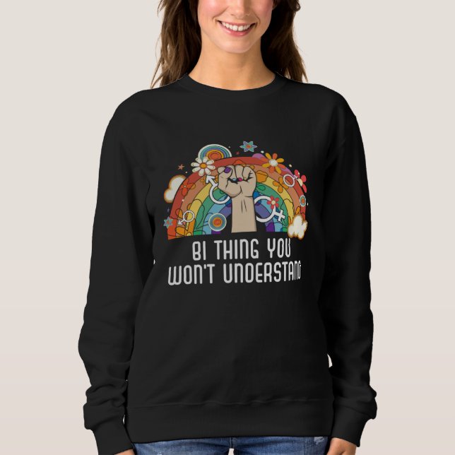 Camiseta Bi Thing You Won t Understand Bisexual Rainbow Pri (Frente)