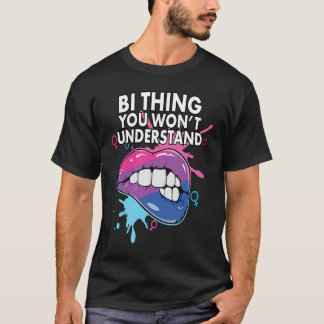 Camiseta Bi Thing You Won't Understand Bisexual Rainbow Pri