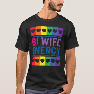 Camiseta Bi Wife Energy Cute Graphical Impressão
