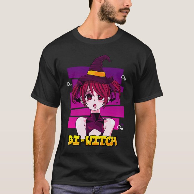 Camiseta Bi Witch Bissexual Pun Bi Pride Gay (Frente)