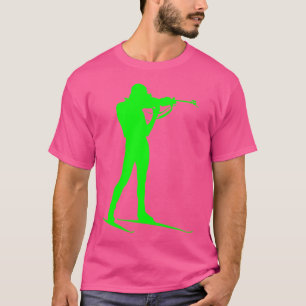 Camiseta Biathlet de Esqui Cruzado Contagem Cruzada