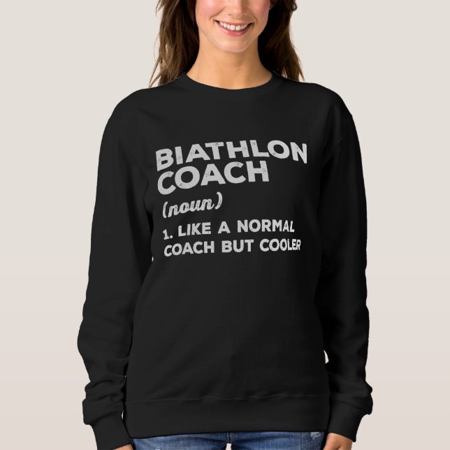 Camiseta Biathlon Coach Definition Meaning Coaches Coaching (Frente)