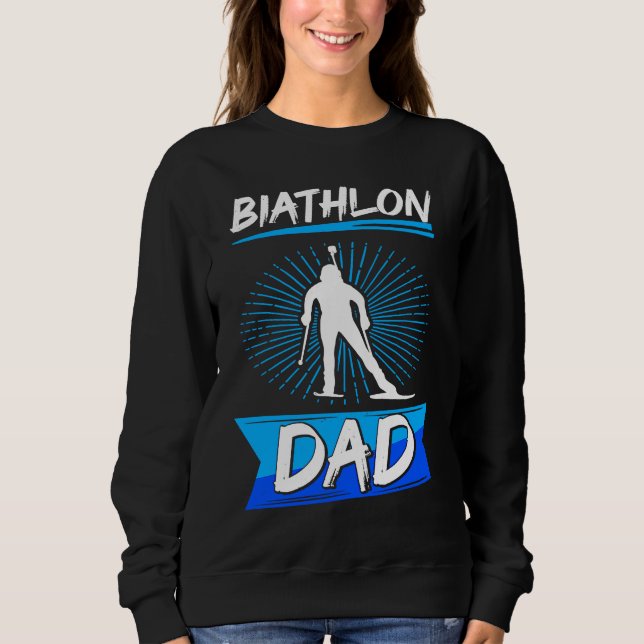 Camiseta biathlon dad sport winter sports biathlete skier f (Frente)