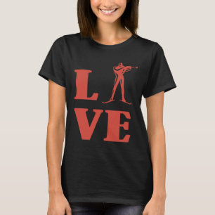 Camiseta Biathlon Ski Skier Winter Sports Cross-country Ski