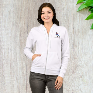 Camiseta Biathlon Skier Winter Sports Athlett em ação