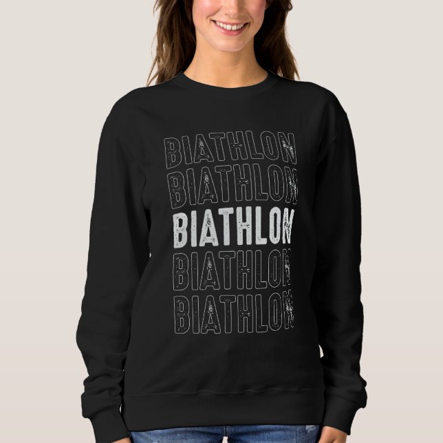 Camiseta Biathlon sport winter sports snow biathlete winter (Frente)