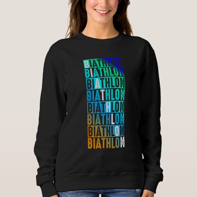 Camiseta Biathlon sport winter sports snow biathlete winter (Frente)