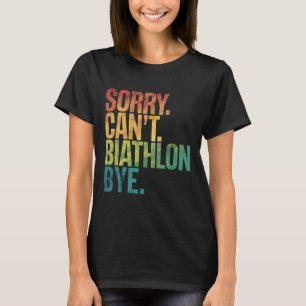 Camiseta Biathlon Winter Sports Skifle Sapatando Biath
