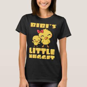 Camiseta Bibi's Little Nugget Chicken Lover Grandma Mãe'