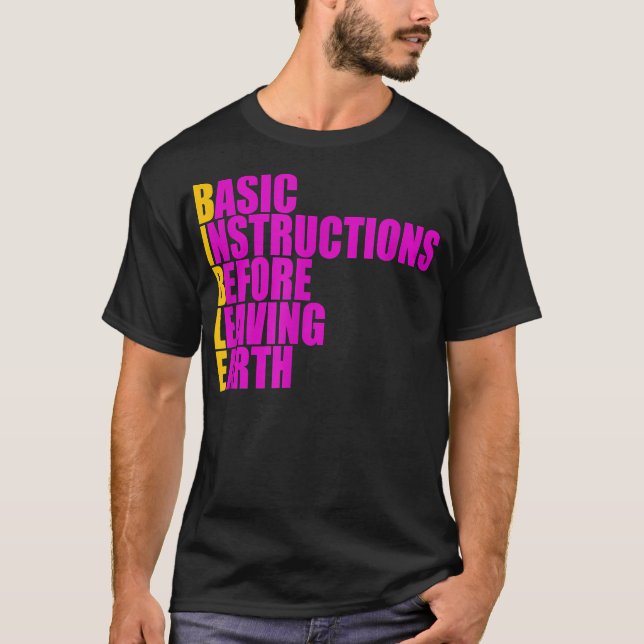Camiseta Bible Instructions  Scriptures Christian Rapture G (Frente)