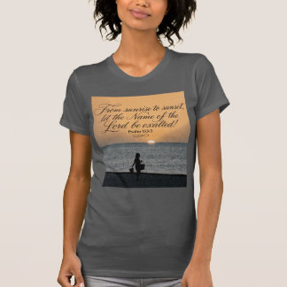 Camiseta Bíblia Cristã inspirada no Salmo 133:3