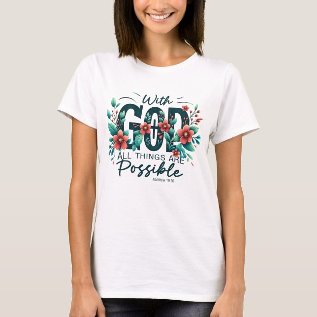 Camiseta Bíblia Cristã Inspiradora Verso (Frente)