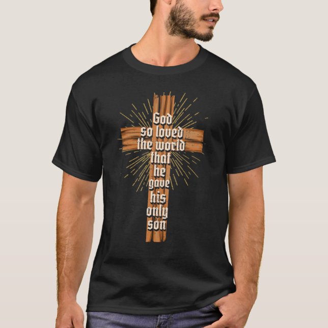 Camiseta Bíblia Cristã Versa Fé das Escrituras (Frente)