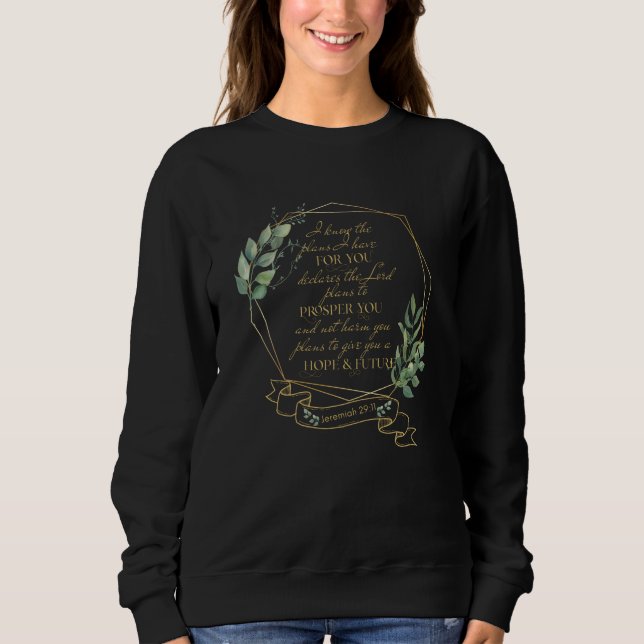 Camiseta Bíblia Cristã Verse Jeremiah 29 11 (Frente)