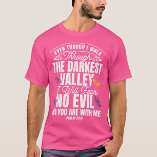 Camiseta Bíblia Cristã Verse Psalm 234 Flor Borboleta