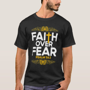 Camiseta Bíblia Cristã Verse Psalm 563 Flor Butterfly