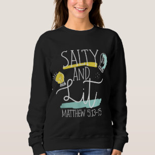 Camiseta Bíblia Cristã Verse Salty E Mateus 513-15