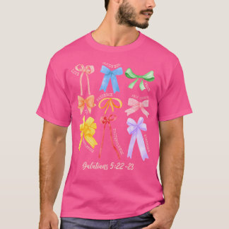 Camiseta Bíblia Cristã Verso Espírito de Alegria Paz Paciên