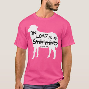 Camiseta Bíblia Cristã Verso O Senhor É Meu Psal Pastor