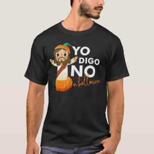 Camiseta Bíblia cristã Yo digo NO a Hallowen yo Celebro a