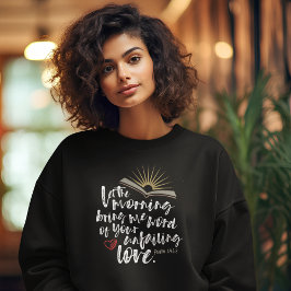 Camiseta BÍBLIA de amor frágil salmo cristão negro