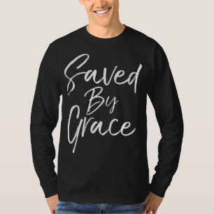 Camiseta Bíblia de citação da salvação cristã Verse Gift Sa