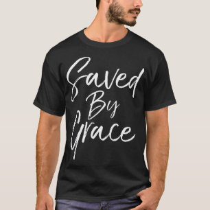 Camiseta Bíblia de citação da salvação cristã Verse Gift Sa