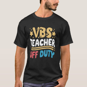 Camiseta Bíblia de Férias na Escola de Domingo do Professor