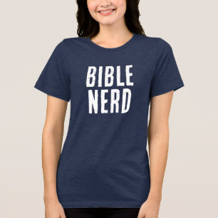Camiseta Bíblia Engraçada Nerd Cristão Humor Grunge