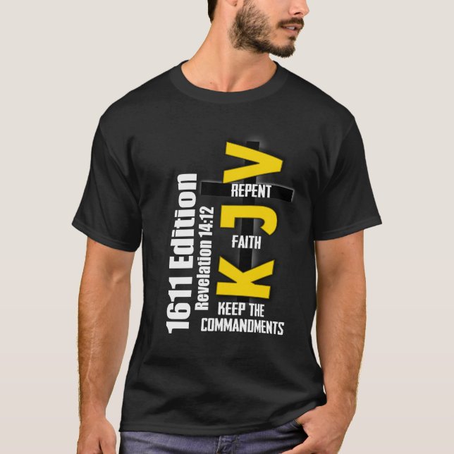 Camiseta Bíblia KJV 1611 com vestuário Israelita Apocrypha (Frente)