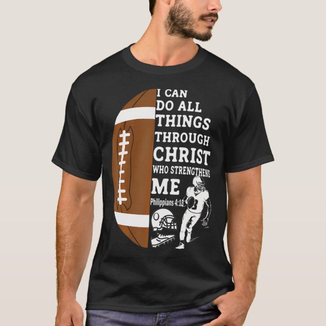 Camiseta Bíblia Motivacional Verse Christian Gifts Futebol (Frente)