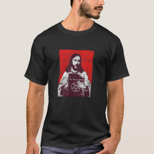 Camiseta Bíblia Satânica Jesus Morte Ateísta Metal 666 Vint