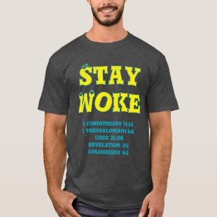 CAMISETA BÍBLIA STAY WOKE